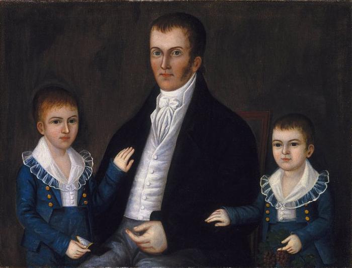 Joshua Johnson John Jacob Anderson and Sons, John and Edward Germany oil painting art